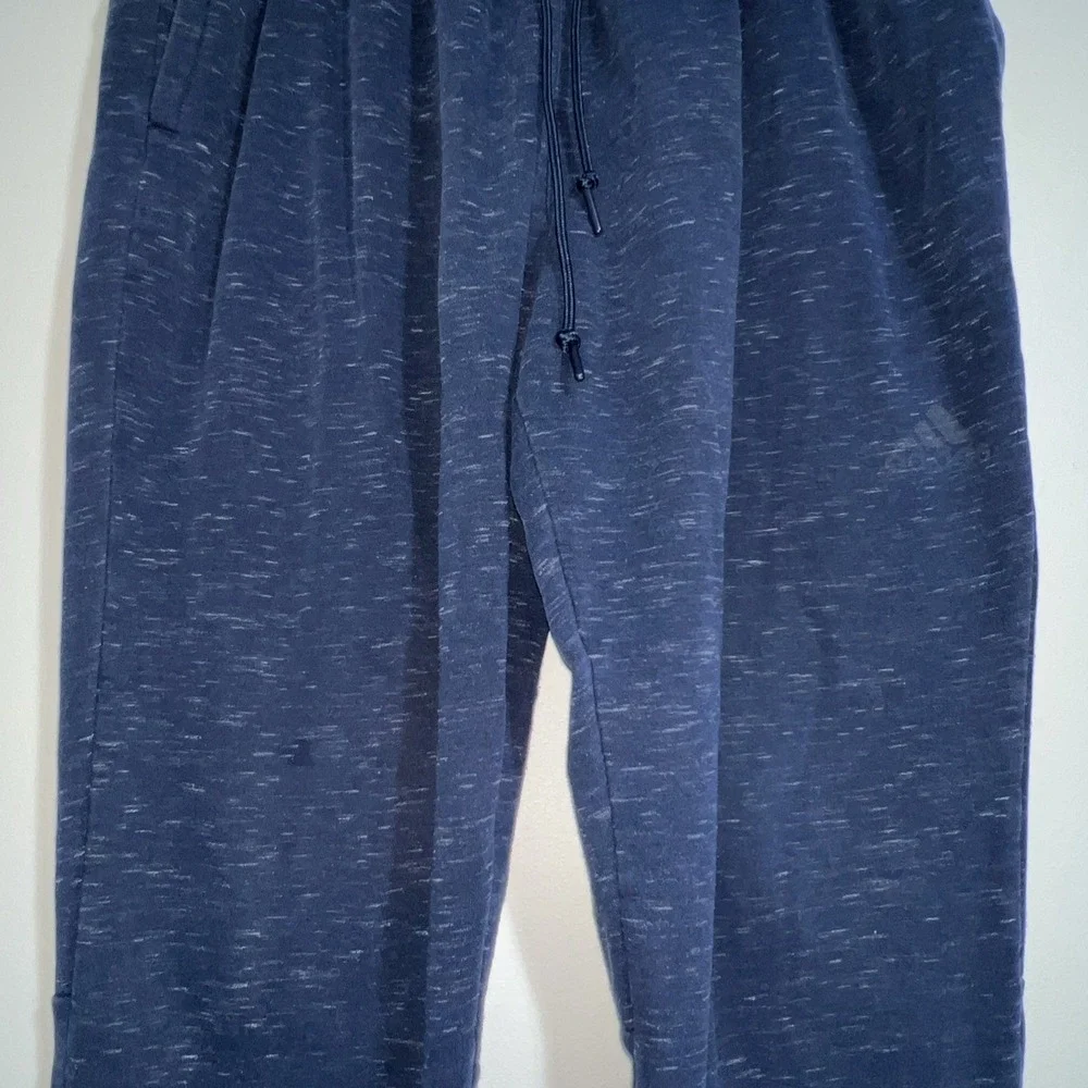 Adidas Joggers Sweatpants Blue Men Size XXL OV9001 Ankle Zip‎